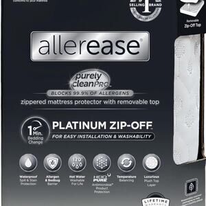 Allerease king zippered Mattress protector
